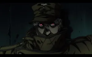 Hellsing The Captain Intense Gaze Wallpaper