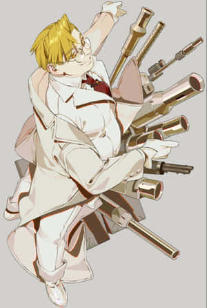 Hellsing The Major Armedand Smiling Wallpaper