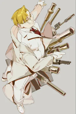 Hellsing The Major Armedand Smiling Wallpaper