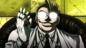 Hellsing The Major Gleeful Expression Wallpaper