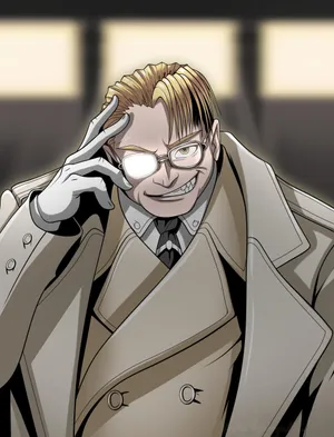 Hellsing The Major Smiling Wallpaper