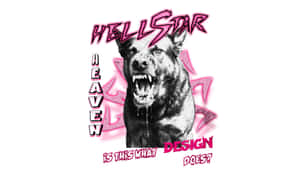 Hellstar Logo Design Concept Wallpaper