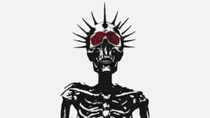 Hellstar Skeleton Icon Wallpaper