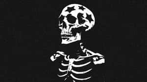 Hellstar Skeleton Logo Wallpaper