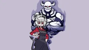 Helltaker Characters Duo Wallpaper