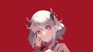 Helltaker Demon Girl Closeup Wallpaper