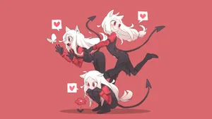 Helltaker Demon Trio Wallpaper