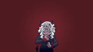 Helltaker Lucifer Character Wallpaper