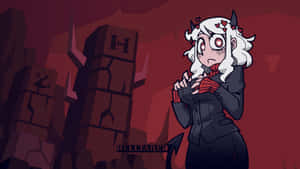 Helltaker Lucifer Character Wallpaper