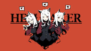 Helltaker Triple Demon Girl Wallpaper