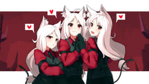 Helltaker White Demon Girls Wallpaper