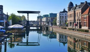 Helmond Canal Viewwith Drawbridge Wallpaper