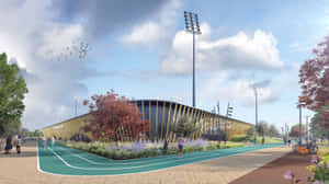 Helmond Future Sports Complex Rendering Wallpaper