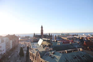 Helsingborg Cityscape Sweden Wallpaper