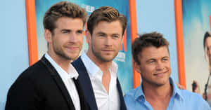 Hemsworth Brothers Event Appearance Wallpaper