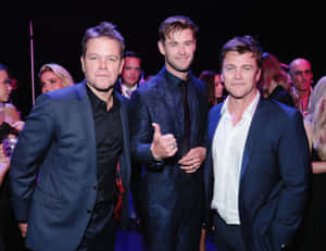 Hemsworth Brothers Event Gathering Wallpaper