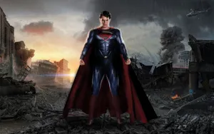 Henry Cavill Is Dc Superman Wallpaper