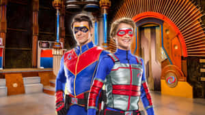 Henry Danger With Captain Man Wallpaper