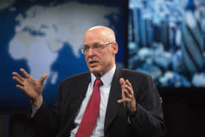 Henry Paulson Explaining Wallpaper