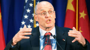 Henry Paulson In Us-china Summit Wallpaper