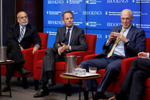 Henry Paulson Speaking At Brookings Institution Wallpaper