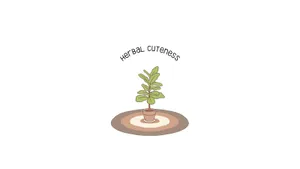 Herbal Cute Plant Minimalist Wallpaper