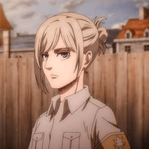 Here Stands Annie Leonhart, An Iconic Character From The Popular Manga And Anime 