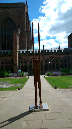 Hereford Cathedral Sculpture Wallpaper