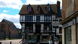 Hereford Tudor Style Building Wallpaper
