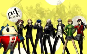 Hero Team Of Persona 4 Wallpaper