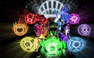 Heroes Unite In Blackest Night Wallpaper