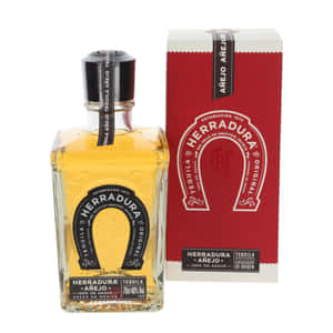 Herradura Anejo Tequila Bottleand Box Wallpaper