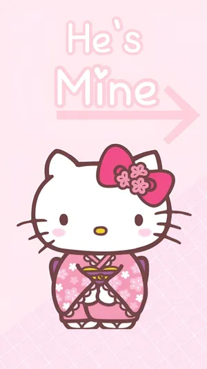 Hes Mine Cute Hello Kitty Wallpaper