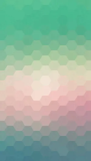 Hexagon Cute Pattern Iphone Wallpaper