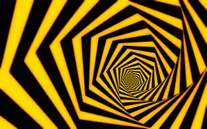 Hexagon-like Hypnosis Patterns Wallpaper