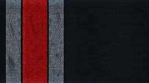 Hexagonal Red And White Youtube Cover Wallpaper