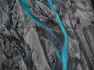 Hi Res Textured Icelandic Glacier Wallpaper