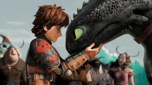 Hiccup Thanking Toothless How To Train Your Dragon The Hidden World Wallpaper