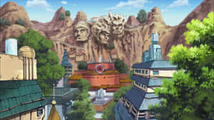 Hidden Leaf Village Three Faces Of Hokage Wallpaper