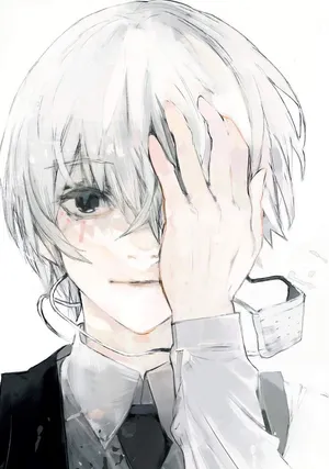 Hiding Eye Kaneki Pfp Wallpaper