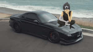 Hiei Rx 7 Jdm Anime Wallpaper