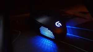 High-performance Gaming Mouse In Action Wallpaper