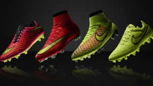 High Performance Soccer Cleats Showcase Wallpaper