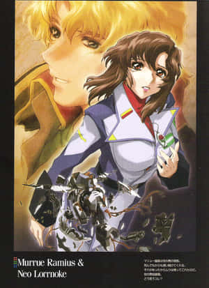 High-quality Image Of Murrue Ramius, The Admired Captain From The Universe Of Gundam. Wallpaper