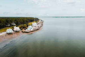 High Resolution Desktop White Houses Wallpaper