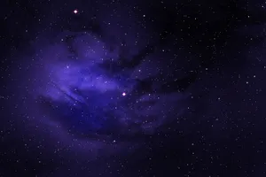 High Resolution Star Blue Night Sky Wallpaper