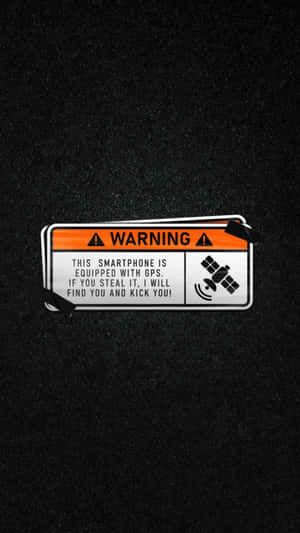 High-risk Danger Alert Sign Wallpaper