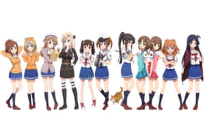 High_ School_ Fleet_ Character_ Lineup Wallpaper