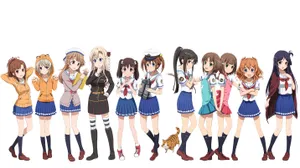 High_ School_ Fleet_ Character_ Lineup Wallpaper