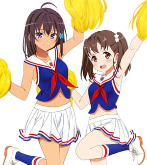 High School Fleet Cheerleaders Wallpaper